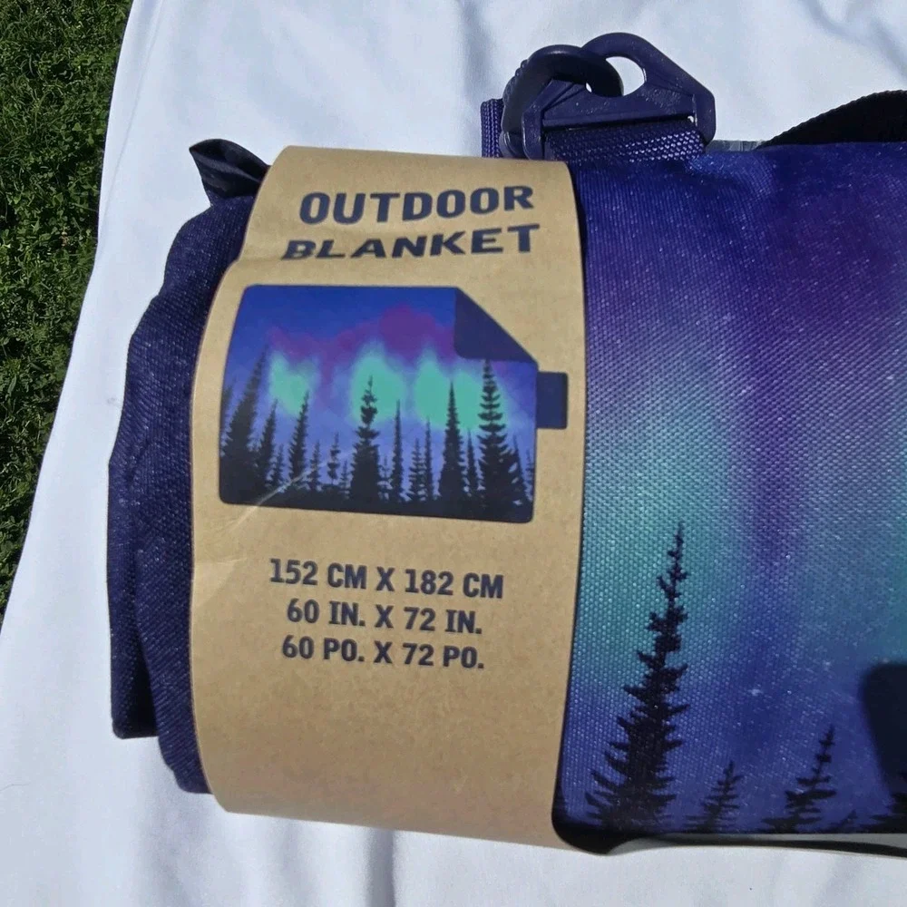 Weatherproof Vintage Outdoor Blanket 60 x 72